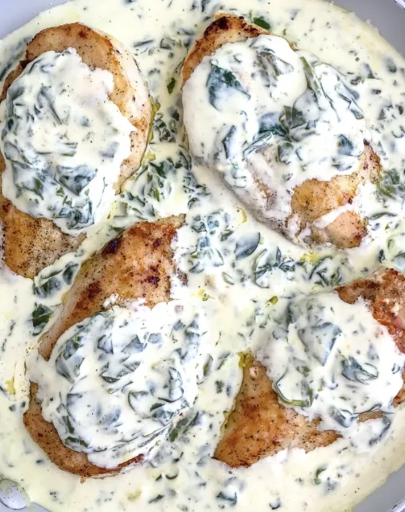 (SPECIAL) Chicken Florentine (Low Carb)