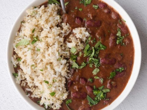 Cajun Red Beans & Rice (Vegetarian/Vegan)