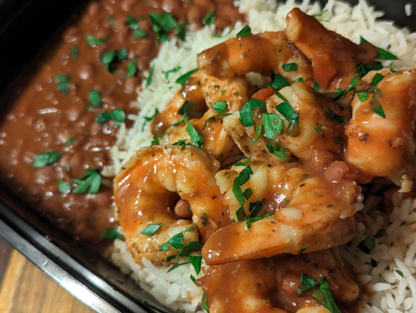 Red Beans & Rice w/ Gulf Shrimp (59g Protein)
