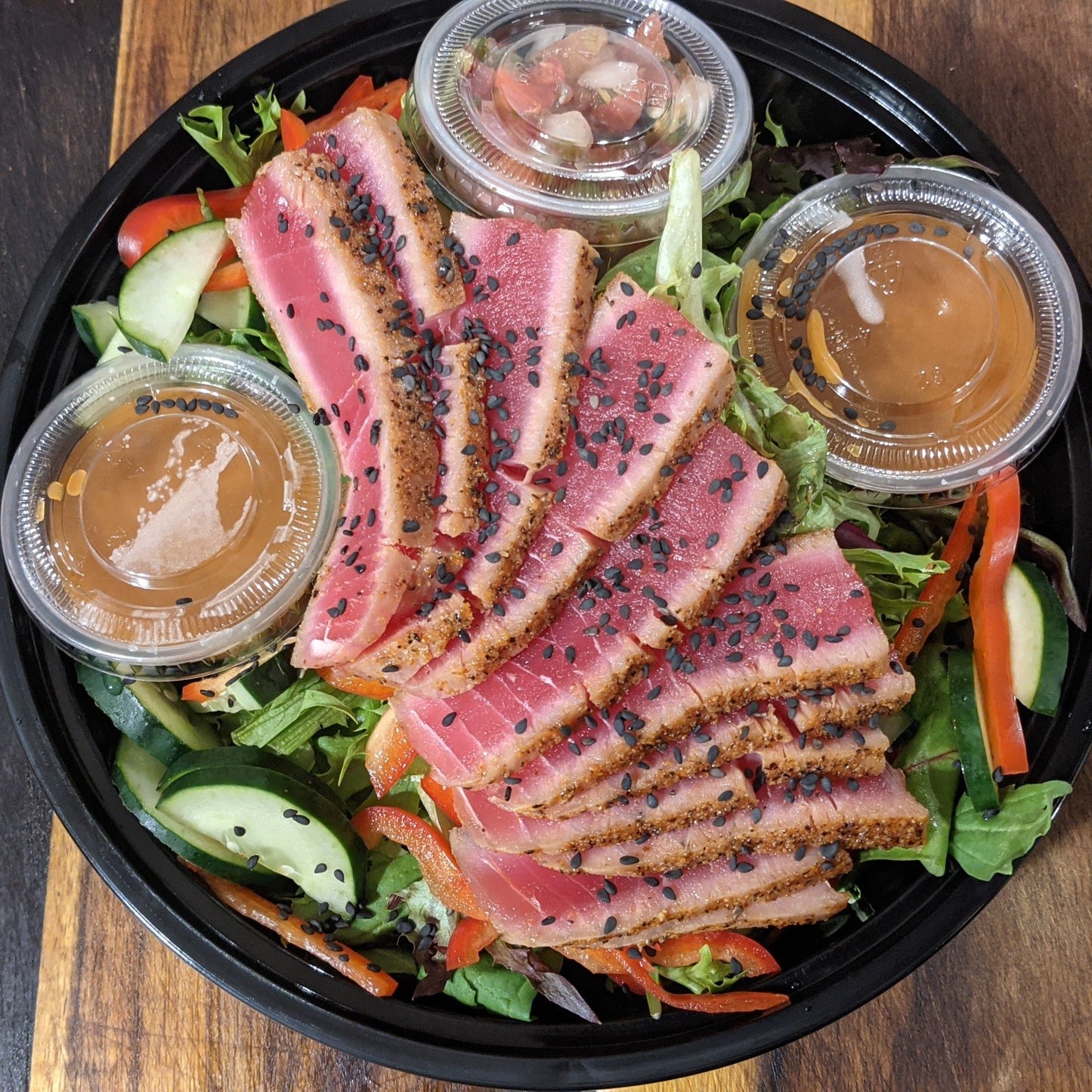 Seared Ahi Tuna Salad (58g Protein)