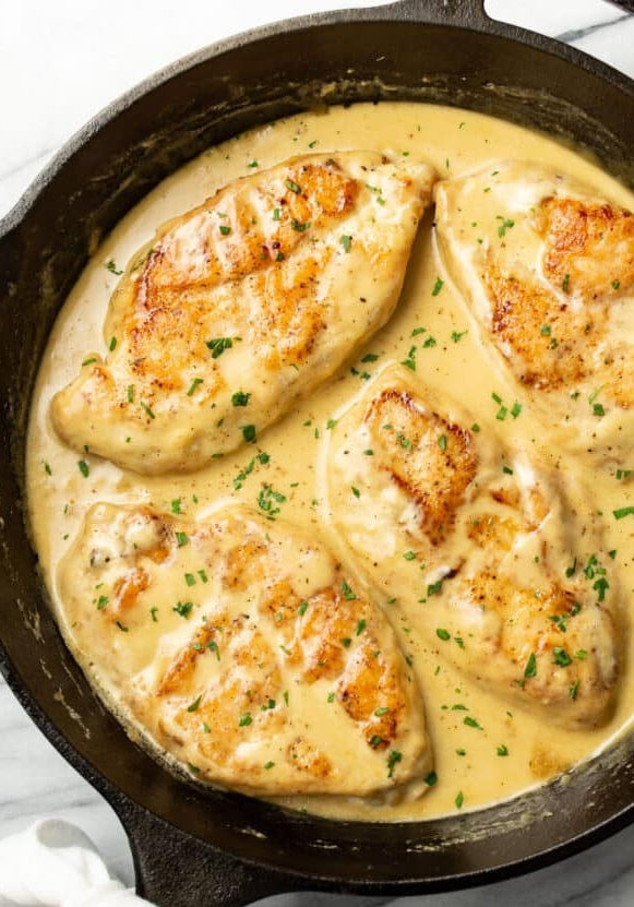 Creamy Dijon Chicken (Low Carb)