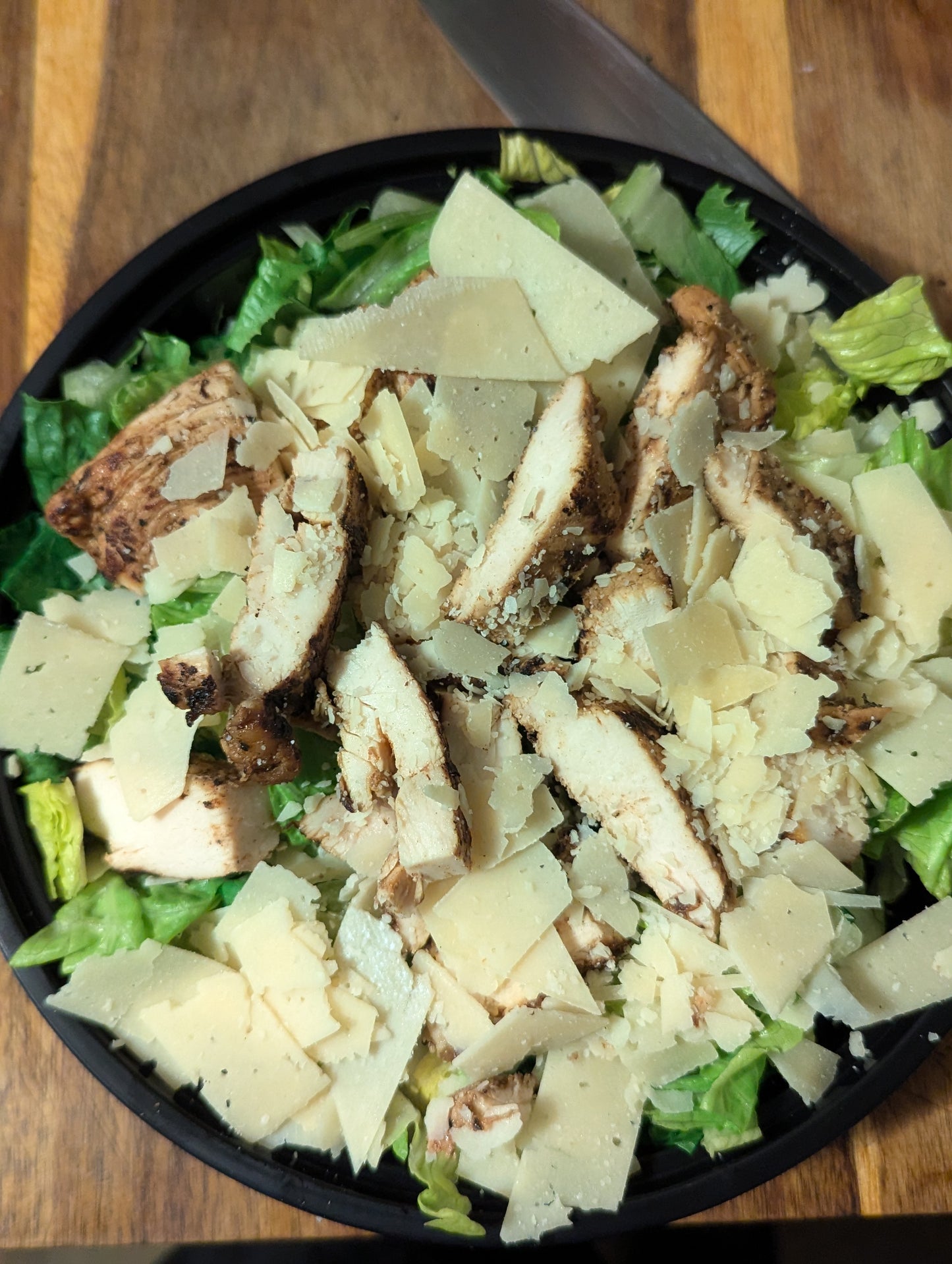 Grilled Chicken Caesar Salad (Low Carb)