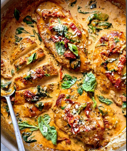 (SPECIAL!) Tuscan Chicken (a.k.a. Marry Me Chicken) Low Carb