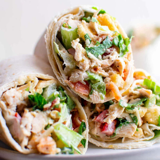 Bacon Chicken Caesar Wrap (56g Protein)